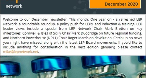 LEP Network newsletter December 2020